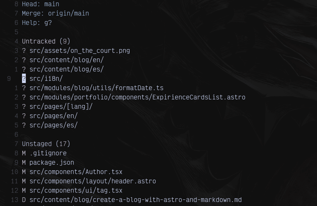 Plugin Fugitive de Git para Neovim