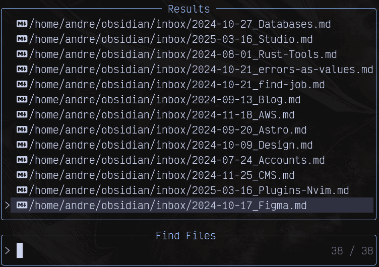 Plugin Obsidian de notas para Neovim